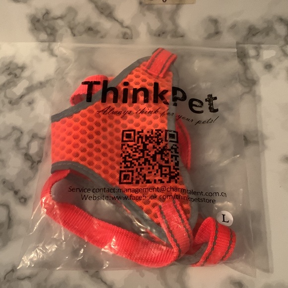 ThinkPet Large Reflective Mesh No Choke Dog Harness - Picture 10 of 13